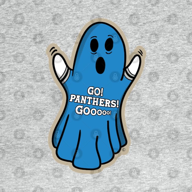 Ghost Carolina Panthers by Rad Love